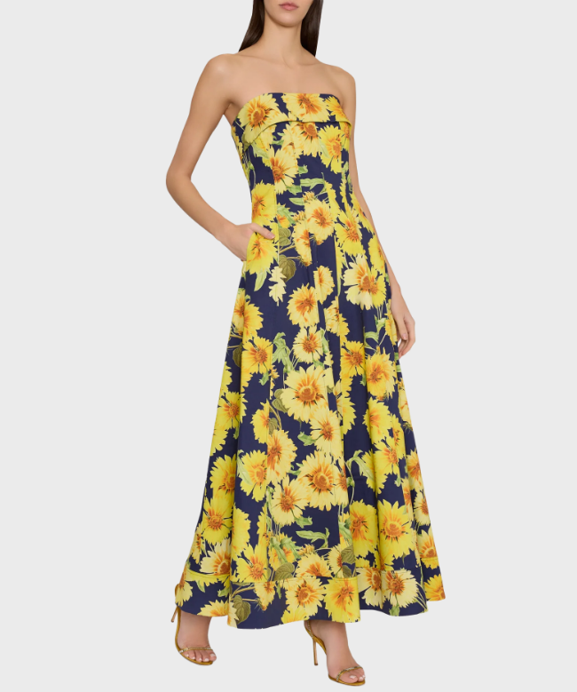 Location Robe de soirée Milly, modèle Tournesol Palmer 2