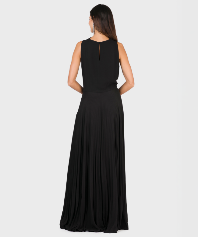 Location Robe de soirée Ralph Lauren, modèle Noir Plissé 4