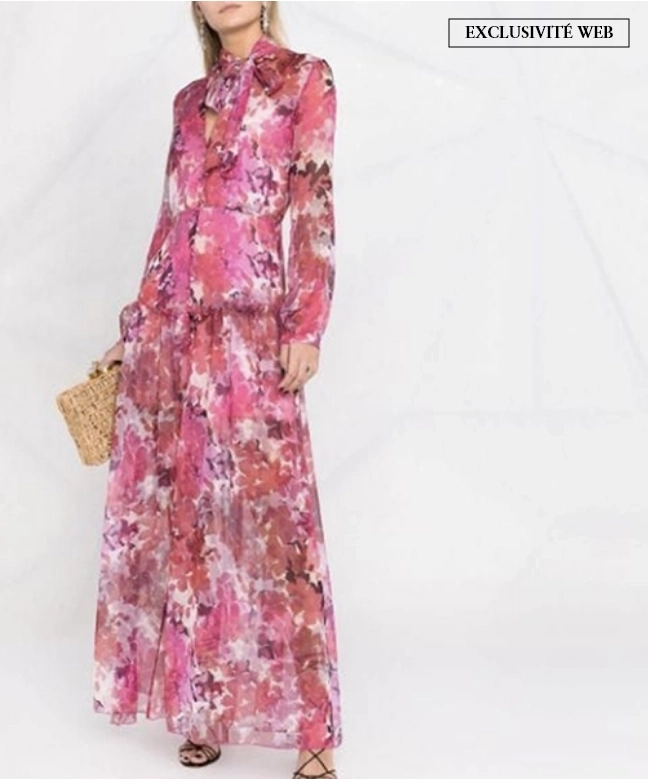 Location Robe de soirée Liu Jo Floral Fuchsia 2