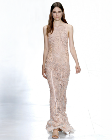 Robe Nude Dentelle V