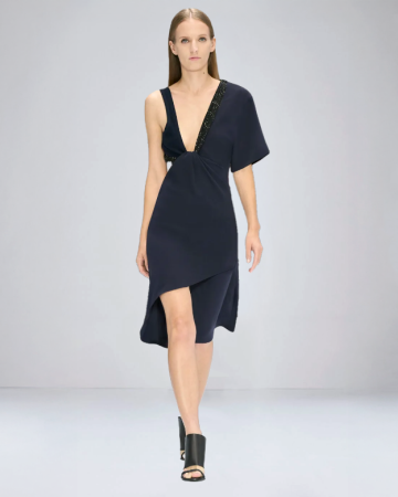 Robe Twist Asymetrical Navy