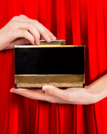 Minaudière Laque Noire