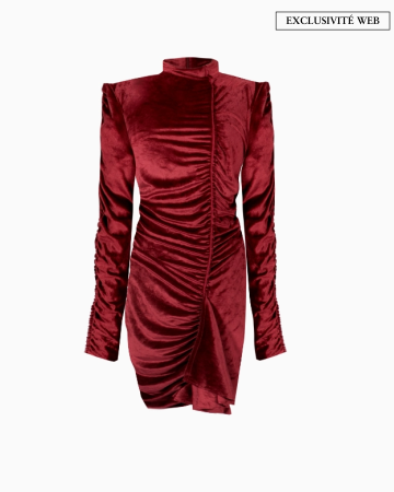 Robe Gathered Asymetric