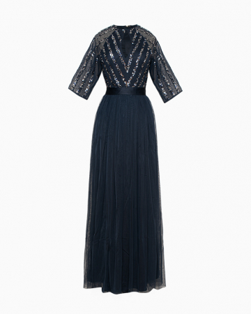 Robe Stripe Sequin-Exclusivité web