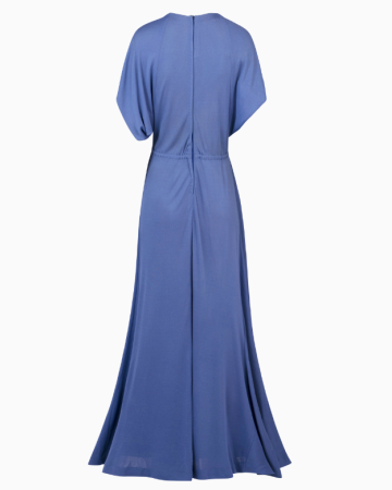 Robe Bleu Pervenche Circa 1970