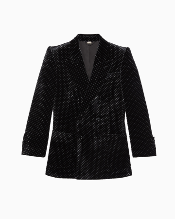 Veste Polka Dot Noir