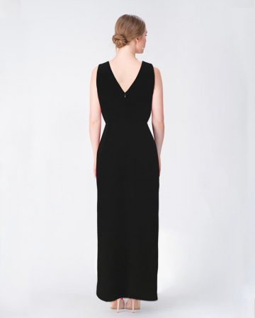 Robe Crêpe de soie Jupe Volantée