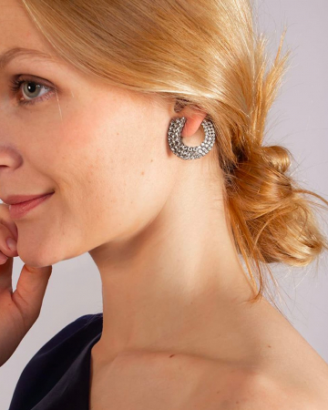 Boucles d'oreilles Demi Cercle