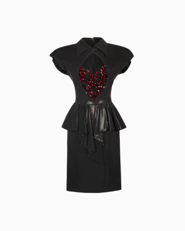 Robe Decollete En Fleurs