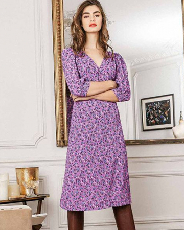 Robe Rosine Mauve-Exclusivité web