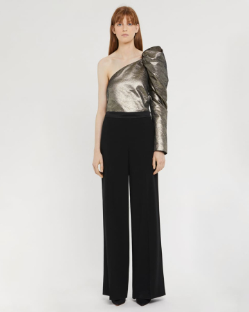 Top One Shoulder Lamé