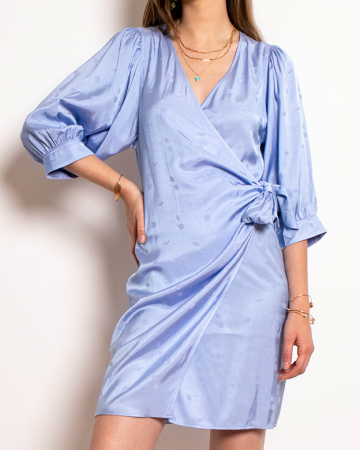 Robe Celestina Bleue
