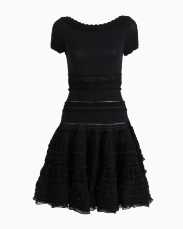 Robe Fit & Flare Texturé