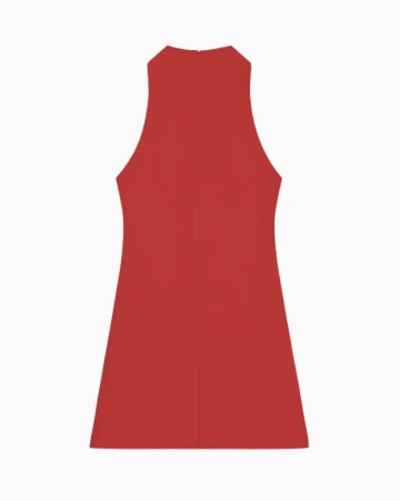 Robe 2-pocket A-line Red