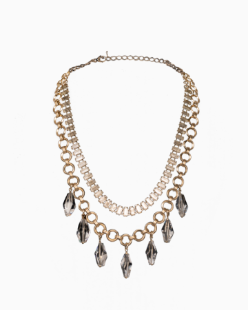 Collier Duo Strass