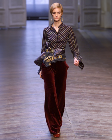 Chemise Stripes Fluid FW2002 By Phoebe Philo