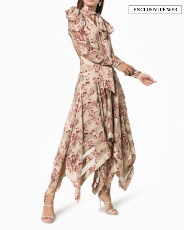 Robe Floral Neck Tie