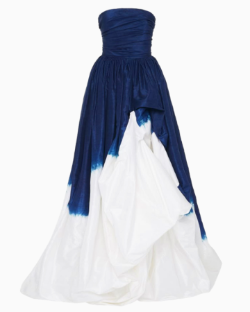 Robe Tie And Dye Blue And White Pre Spring 2019