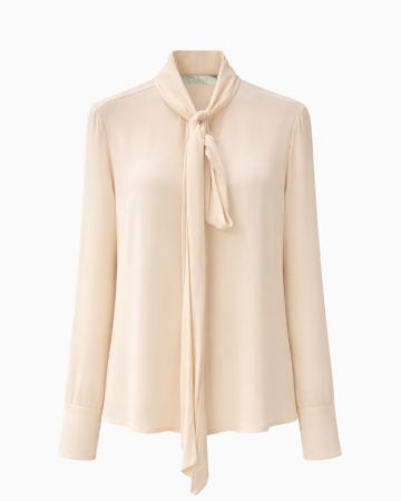 Blouse Nœud Ivoire Rosé FW2014