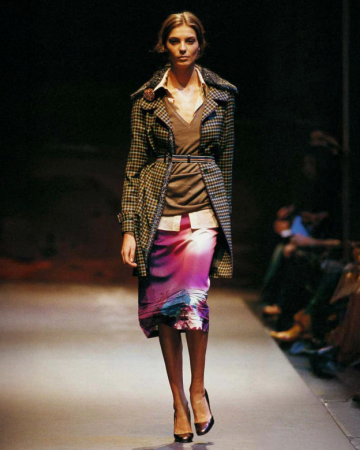Jupe  Purple Silk FW 2004