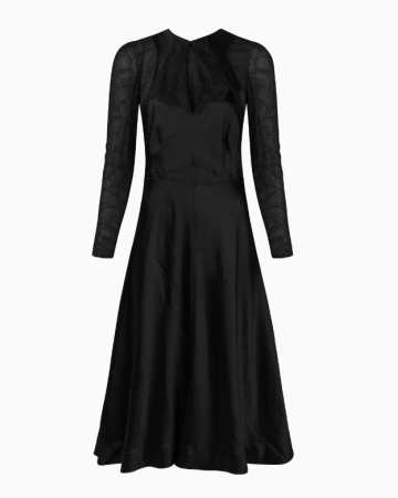 Robe Noir Sculptural Circa 1935