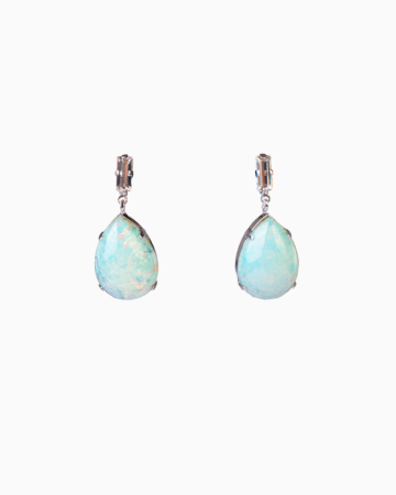 Boucles D'oreille Gouttes Opal Blue