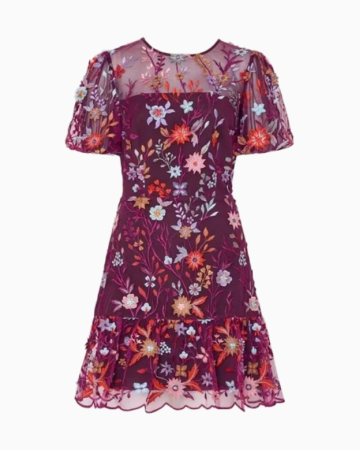 Robe Floraison Brodée