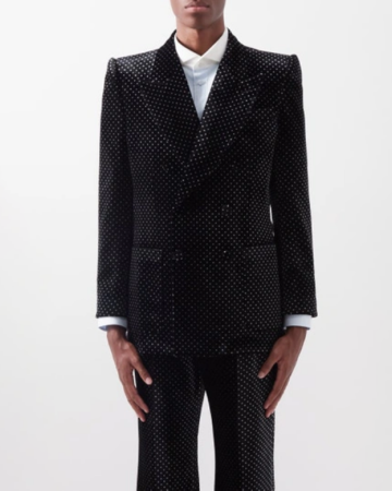 Veste Polka Dot Noir