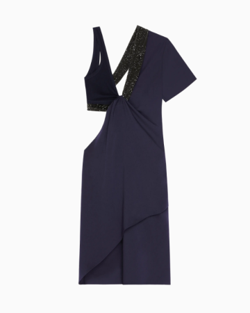 Robe Twist Asymetrical Navy