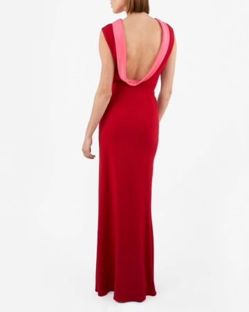 Robe Red Backless