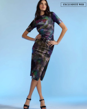 Robe Printed Crushed