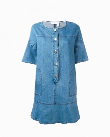 Robe Denim Bleue