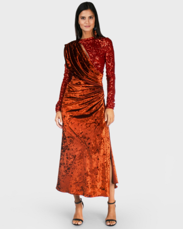 Robe Gala Rust