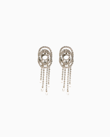 Boucles d'oreilles Nœud Cristal
