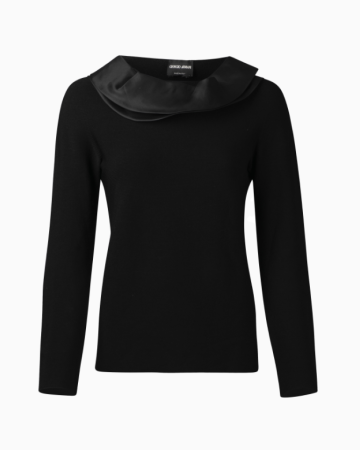 Top Col Bateau Satin FW2012