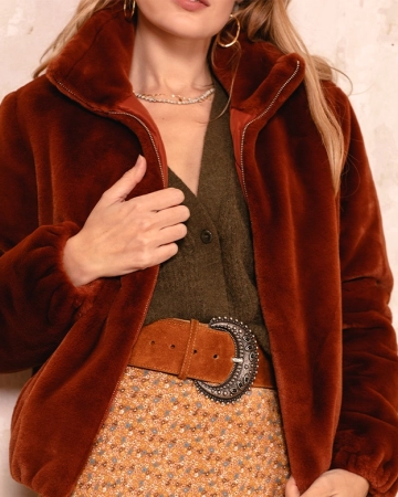 Manteau Loulou Dark Inca