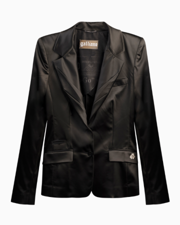 Veste Satin Noir