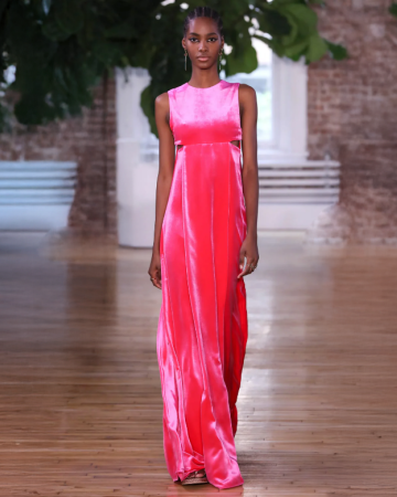 Robe Brilliant Pink Velvet