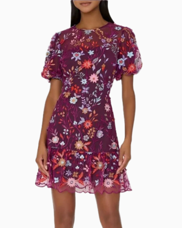 Robe Floraison Brodée