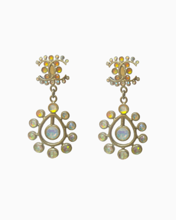 Boucles D'Oreilles Opale Céleste