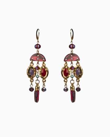 Boucles D'Oreilles Statement Baroque Circa 2000