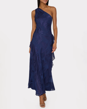 Robe Ryanna Chiffon Bleue