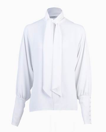 Chemise Blanche Lavallière