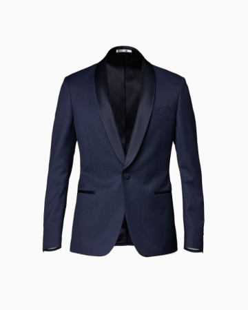 Smoking Blue Chic Satin