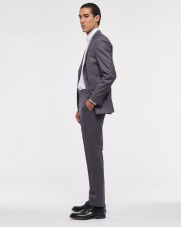 Costume Gris Col Classique