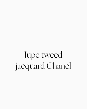 Jupe Tweed Jacquard 2005 Chanel