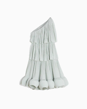 Robe Charmeuse Sauge