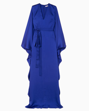 Robe Aurora Silk Blue