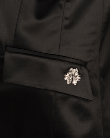 Veste Satin Noir