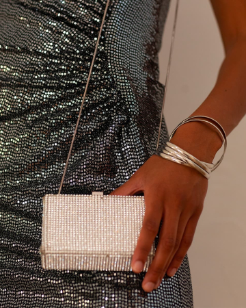 Sac Strass Argent